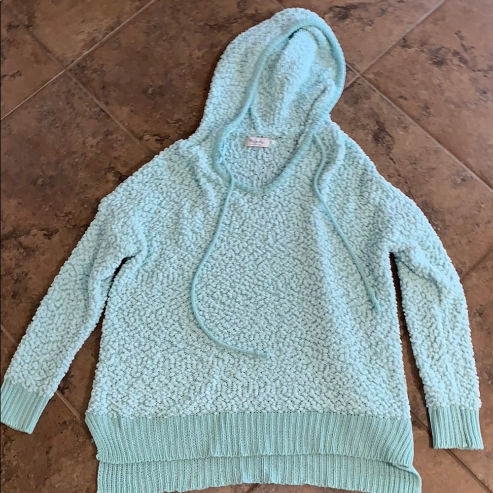 Mint Popcorn Sweater pullover Small/Medium